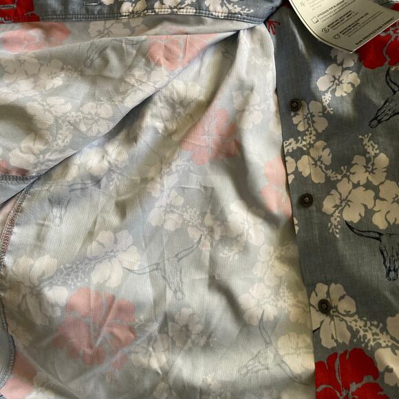 Ariat Women’s Western Aloha VentTEK Stretch Shirt  Long Sleeve Pockets NWT Sz M - Picture 10 of 16